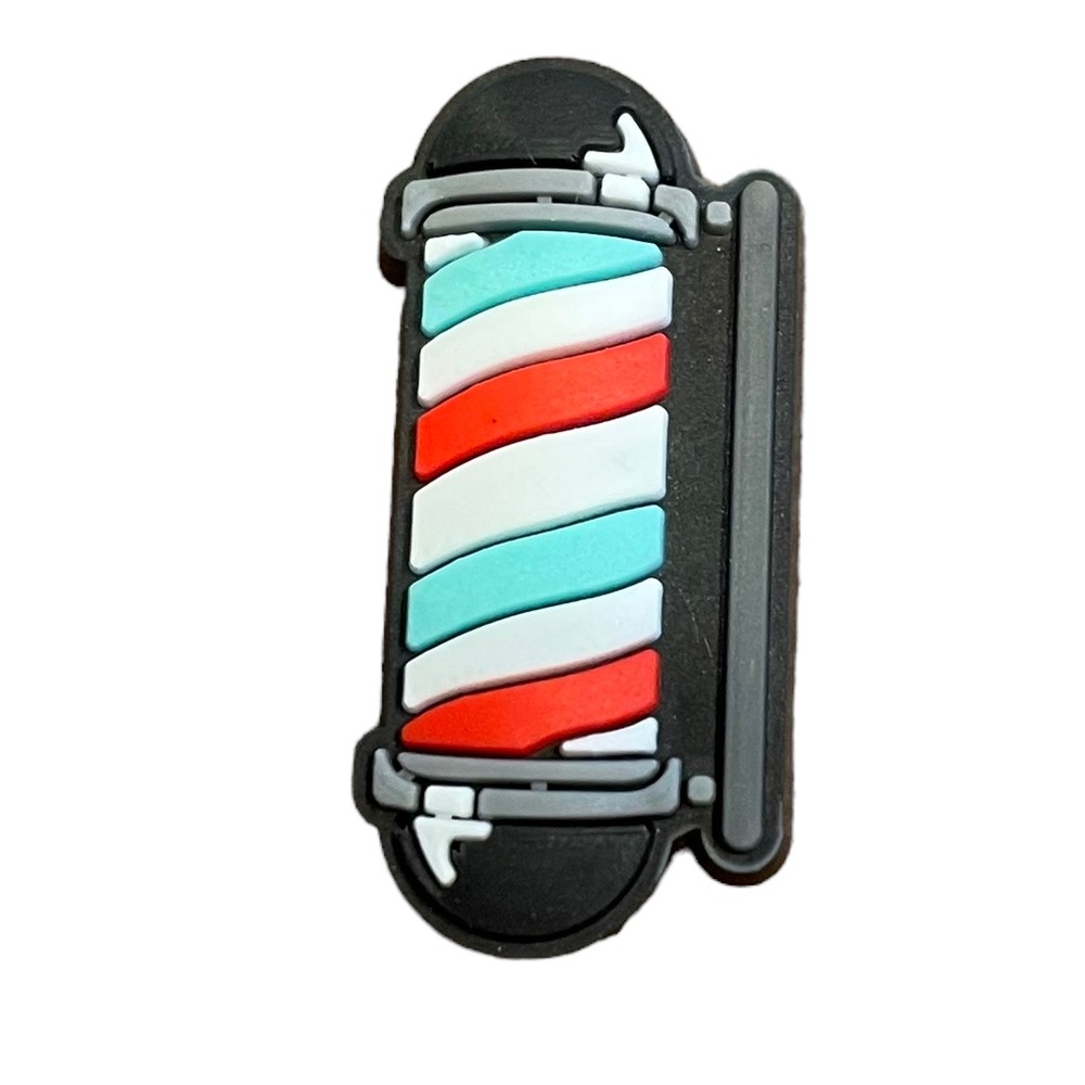 Barber Shop Croc Charm